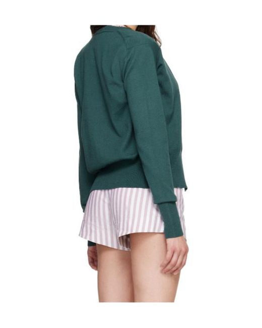 Vivienne Westwood Green Orb Button Cardigan