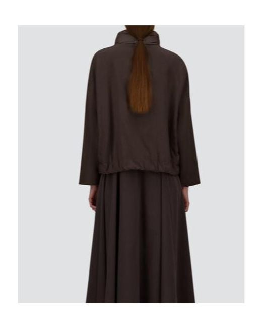 Herno Brown Long-Sleeved Down Jacket