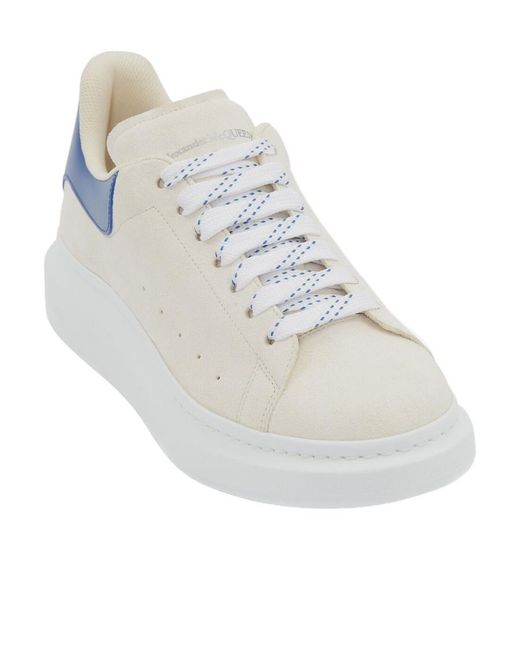 McQueen Blue Oversized Lace-Up Sneakers for men