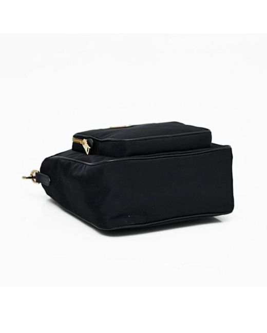 Prada Black Zippered Shoulder Bag