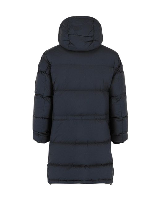Burberry Blue Quilted Down Jacket for men