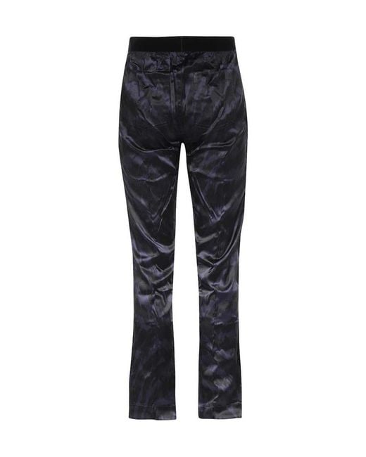 Tom Ford Blue Graphic Printed Straight-Leg Pants for men