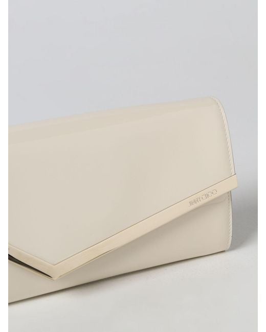 Jimmy Choo Natural Chain Linked Clutch Bag
