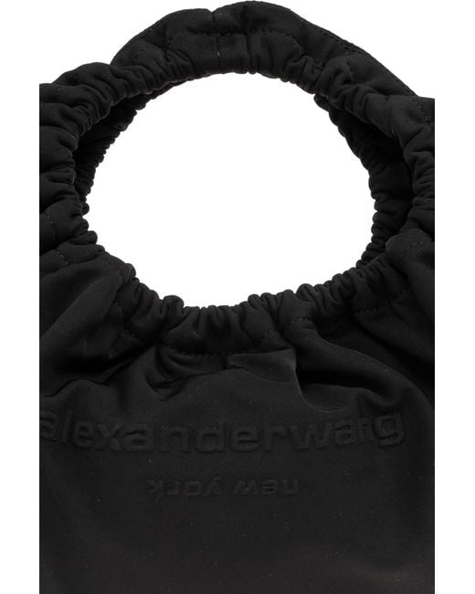 Alexander Wang Black Crescent Top Handle Bag