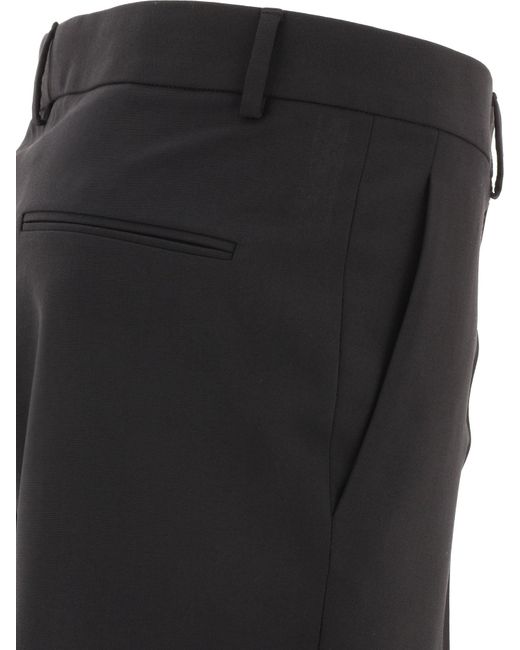 Valentino Black High Waist Tailored Trousers for men
