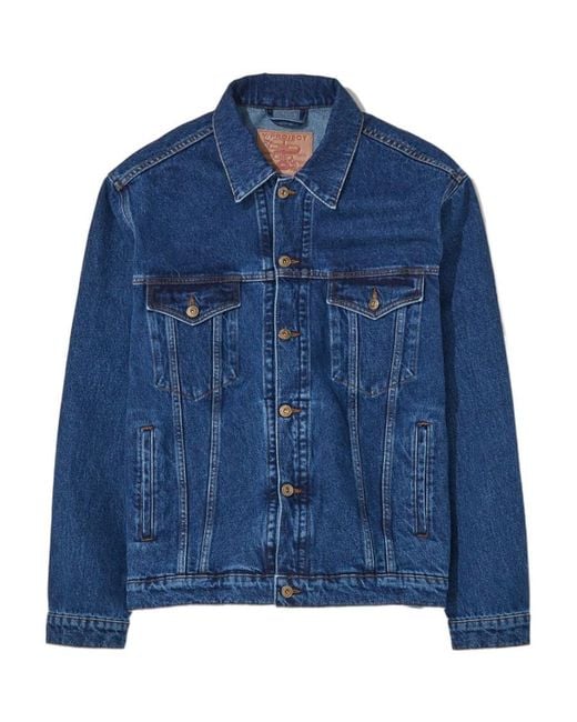 Y. Project Blue Classic Wire Denim Jacket for men