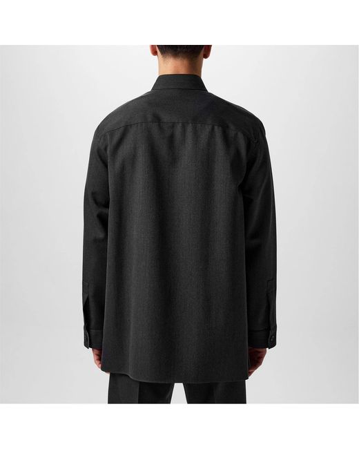 Gucci Black Long Sleeve Logo Shirt for men