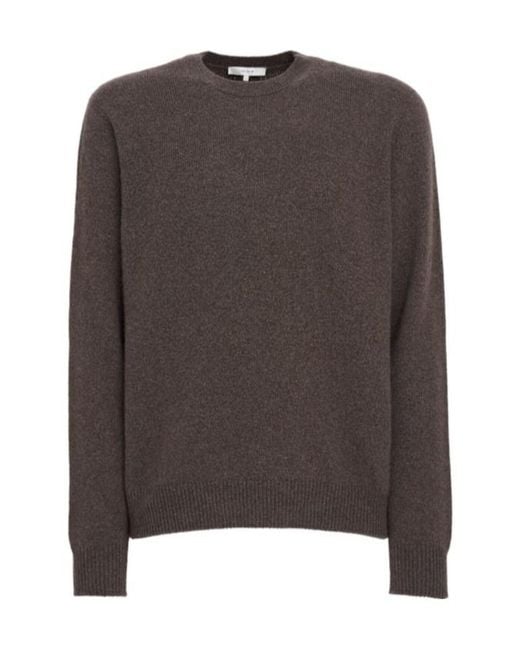 The Row Brown Cashmere Crewneck Sweater for men