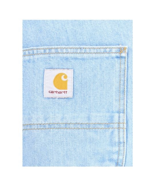 Carhartt Blue Double Knee Jeans for men