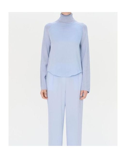 Jonathan Simkhai Blue Mateo Top