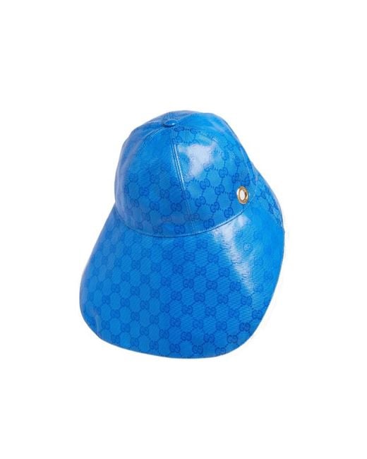 Gucci Blue X Adidas Wide-Brimmed Bell Hat