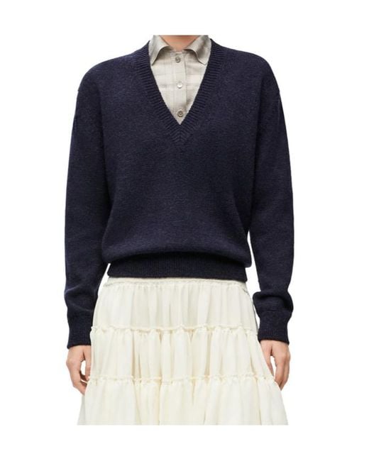 Loewe Blue Trompe L'Oeil Jumper