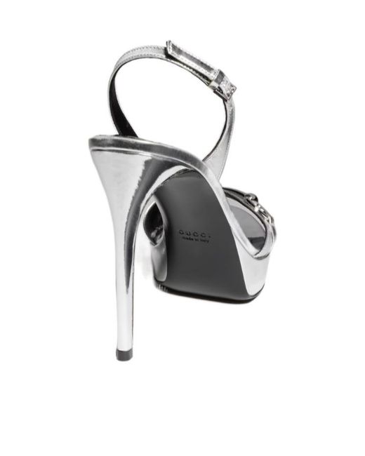 Gucci Metallic Donna Platform Sandal