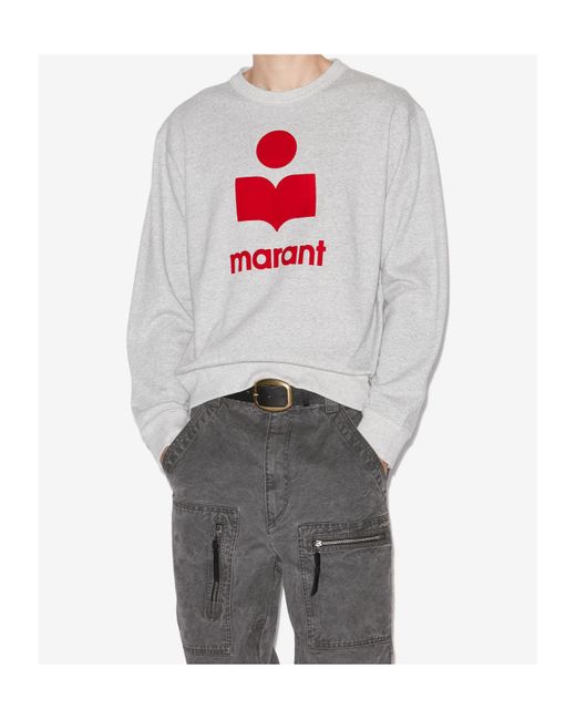 Isabel Marant White Mikoy Sweatshirt for men
