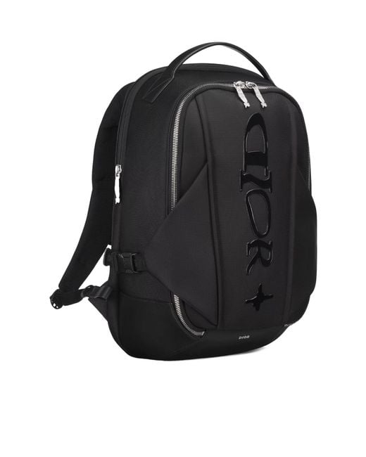 Dior Black Logo Backpack for men