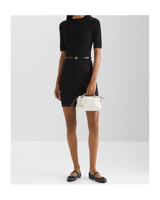 Fendi Black Baguette Ballet Flats