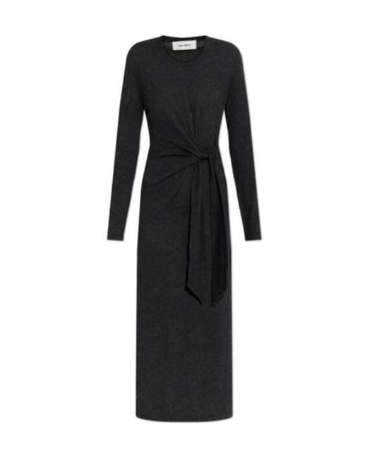 Lisa Yang Black Alayne Midi Dress