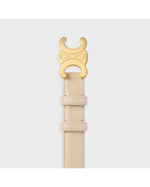 Céline Natural Triomphe Belt 25Mm