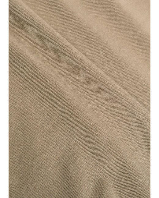 Agolde Natural Shrunken Cotton T-Shirt