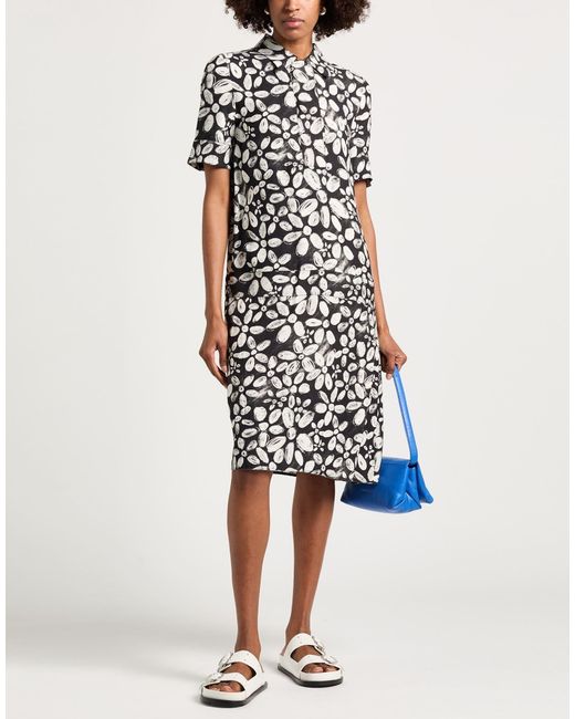 Marni White Fresh Printed Dress