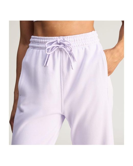 Adidas By Stella McCartney Purple Drawstring Track Pants