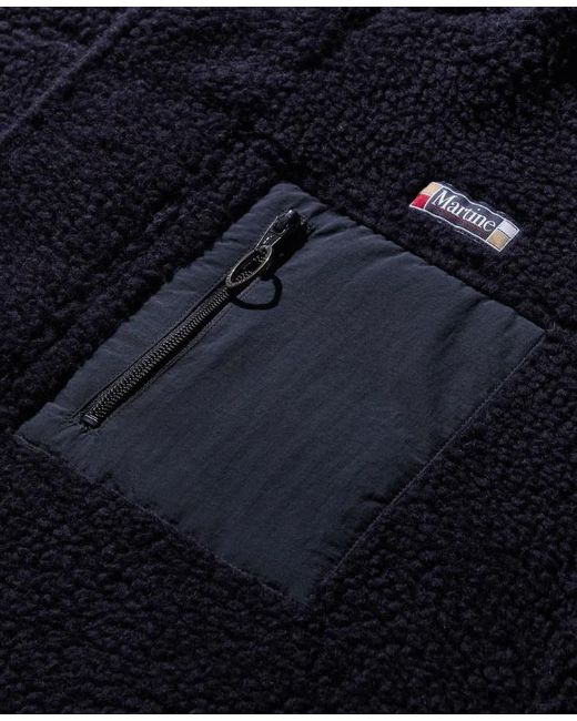 Martine Rose Blue Fleece Jacket for men
