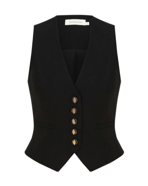 Zimmermann Black Valiant Waistcoat