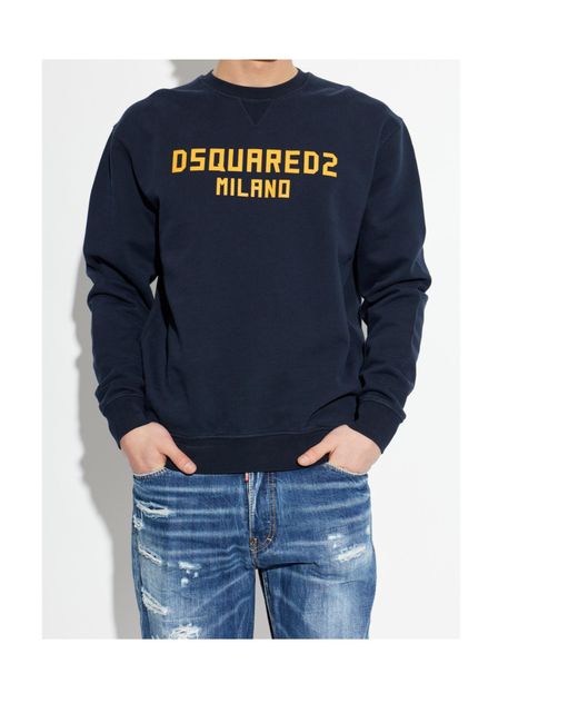 DSquared² Blue Sweatshirts for men