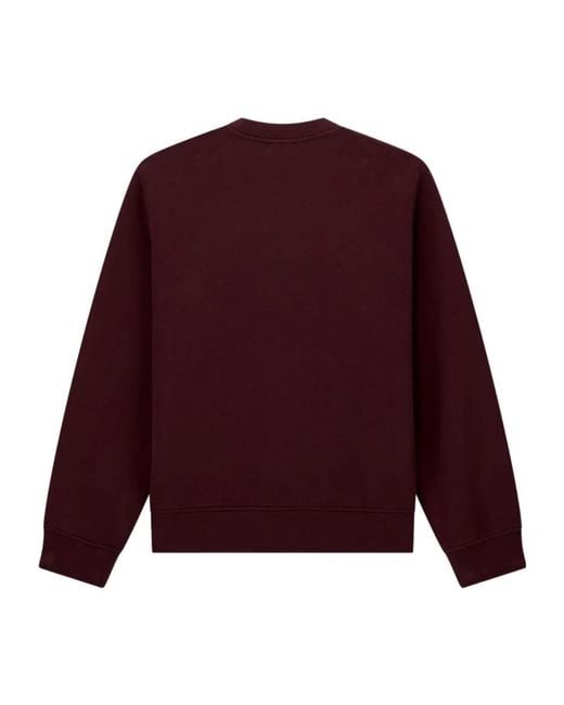 Emporio Armani Red Logo-Print Sweatshirt for men