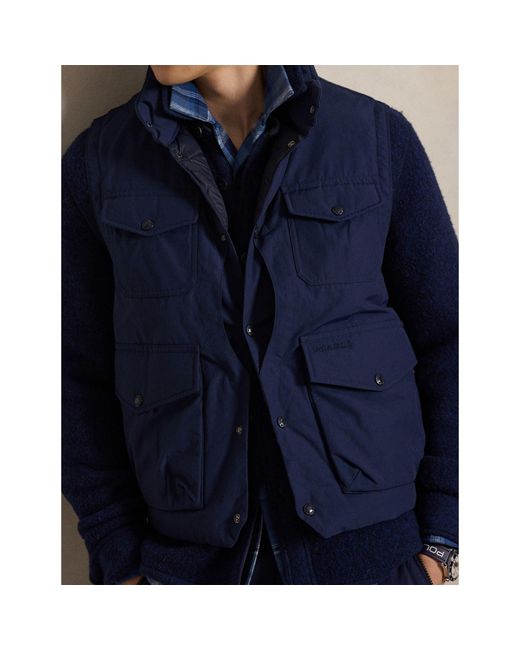 Polo Ralph Lauren Blue Pckt Gilet Sn05 for men
