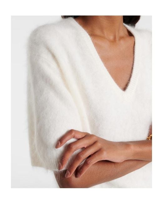 Lisa Yang White Lovisa Sweater