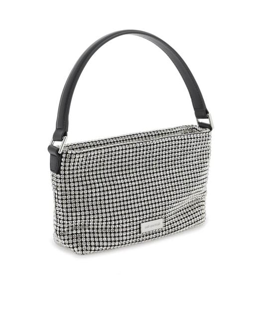 Self-Portrait Multicolor Small Diamante Embellished Zipped Tote Bag
