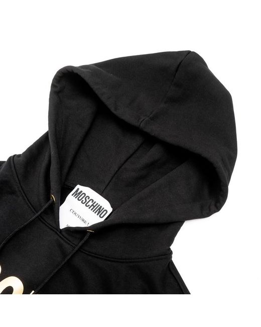 Moschino Black Logo Sweater Dress