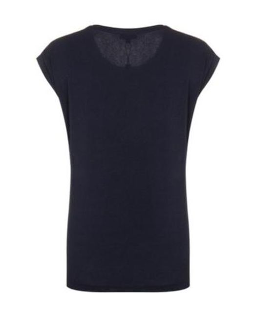 Emporio Armani Blue Round-Necked T-Shirt