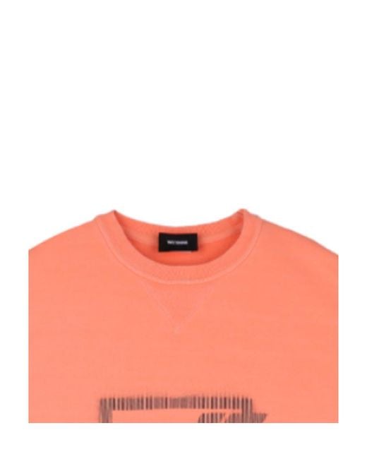 we11done Orange Logo Sweater