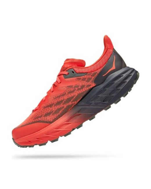 Hoka One One Red Speedgoat 5 Gtx Low-Top Sneakers for men