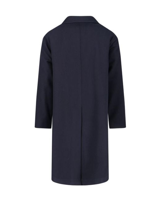 Tagliatore Blue Loyd Long-Sleeved Coat for men