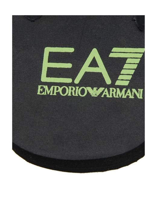 EA7 Black Logo Details, Flip-Flops for men