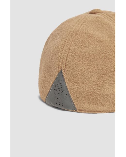 Moncler Natural Grenoble Logo Patch Cap for men