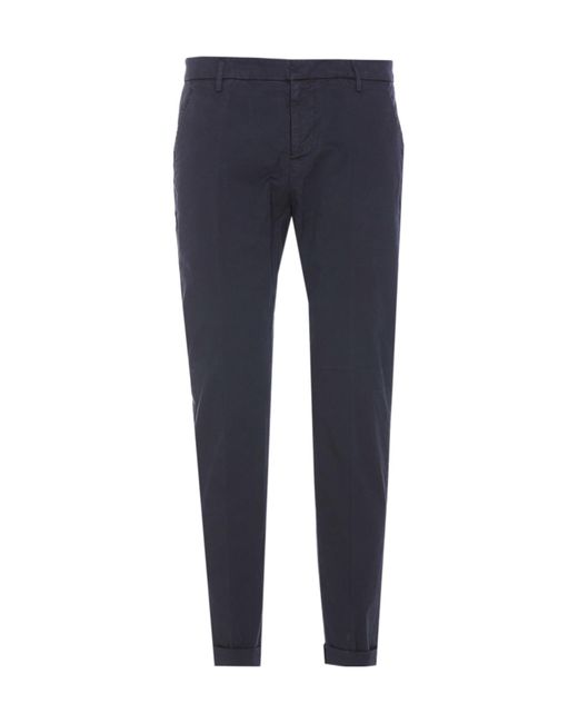 Dondup Blue Tailored Trousers for men
