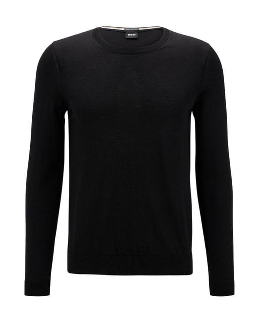 Boss Black Boss Crewneck Knitted Jumper for men