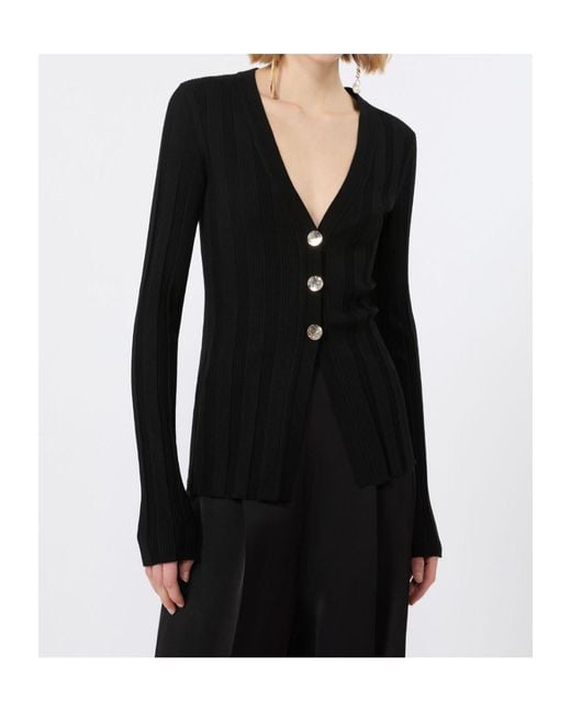 Sportmax Black Long-Sleeved Knitwear
