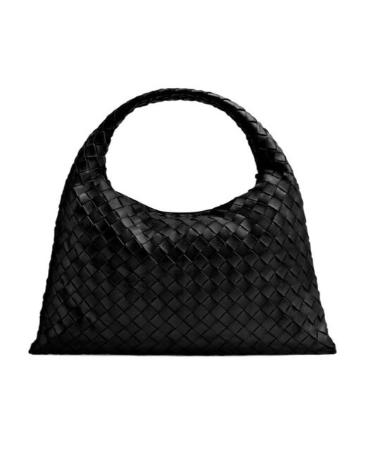 Bottega Veneta Black Hop Small Shoulder Bag