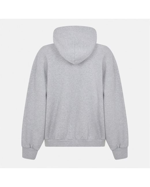 Balenciaga Gray Bal Zip Hoodie