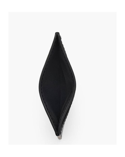 Marc Jacobs Black The Card Case Pebbled Card Holder