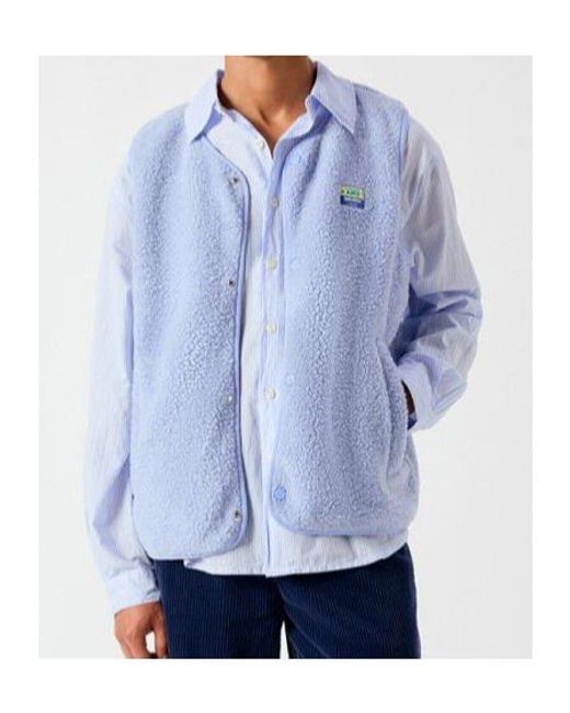 American Vintage Blue Sleeveless Vest for men