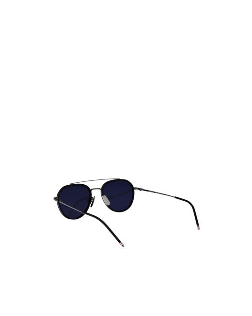 Thom Browne White Eyewear Pilot-Frame Sunglasses for men