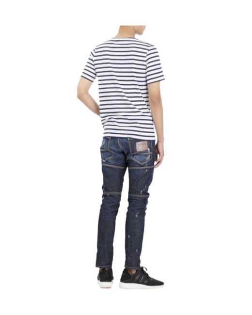Saint James Blue Logo T-Shirt for men