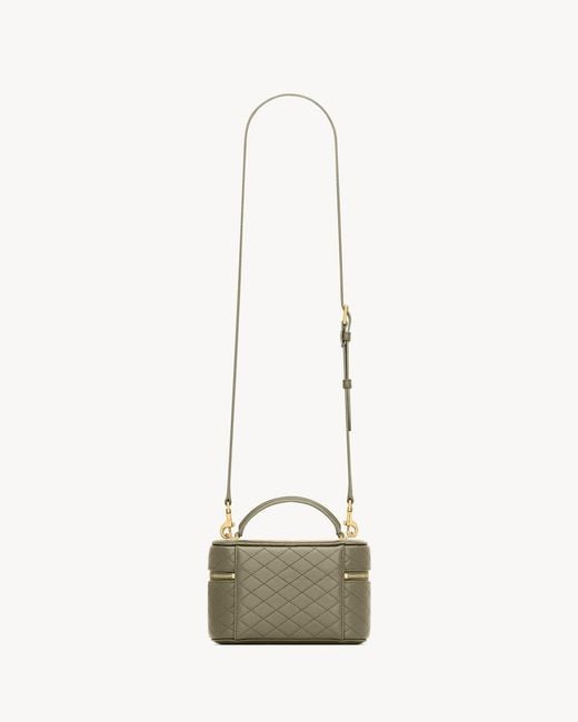 Saint Laurent Natural Gaby Vanity Bag