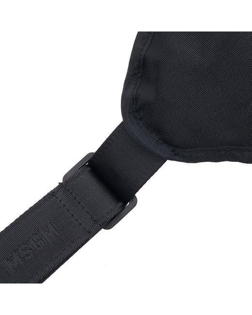MSGM Black Zippered Waist Pack